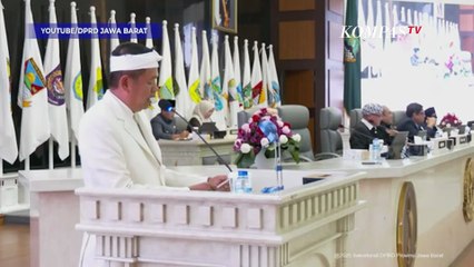 [FULL] Pidato Dedi Mulyadi di Rapat Paripurna DPRD Jabar, Singgung APBD hingga Tambang Ilegal