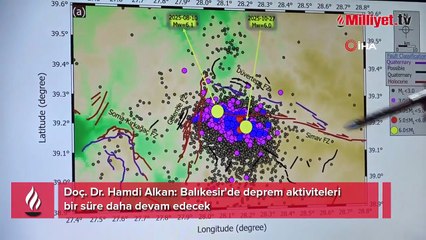 Haritada açıkça görülüyor deyip, açıkladı: 6 civarında deprem bekliyoruz