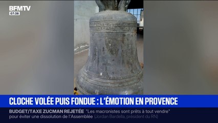 L'émotion à Bouc-Bel-Air après que la cloche de l'église ait été volée puis fondue