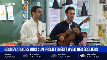 Le groupe Boulevard des Airs lance un projet dans les écoles