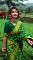 Beautiful Indian women wear saree