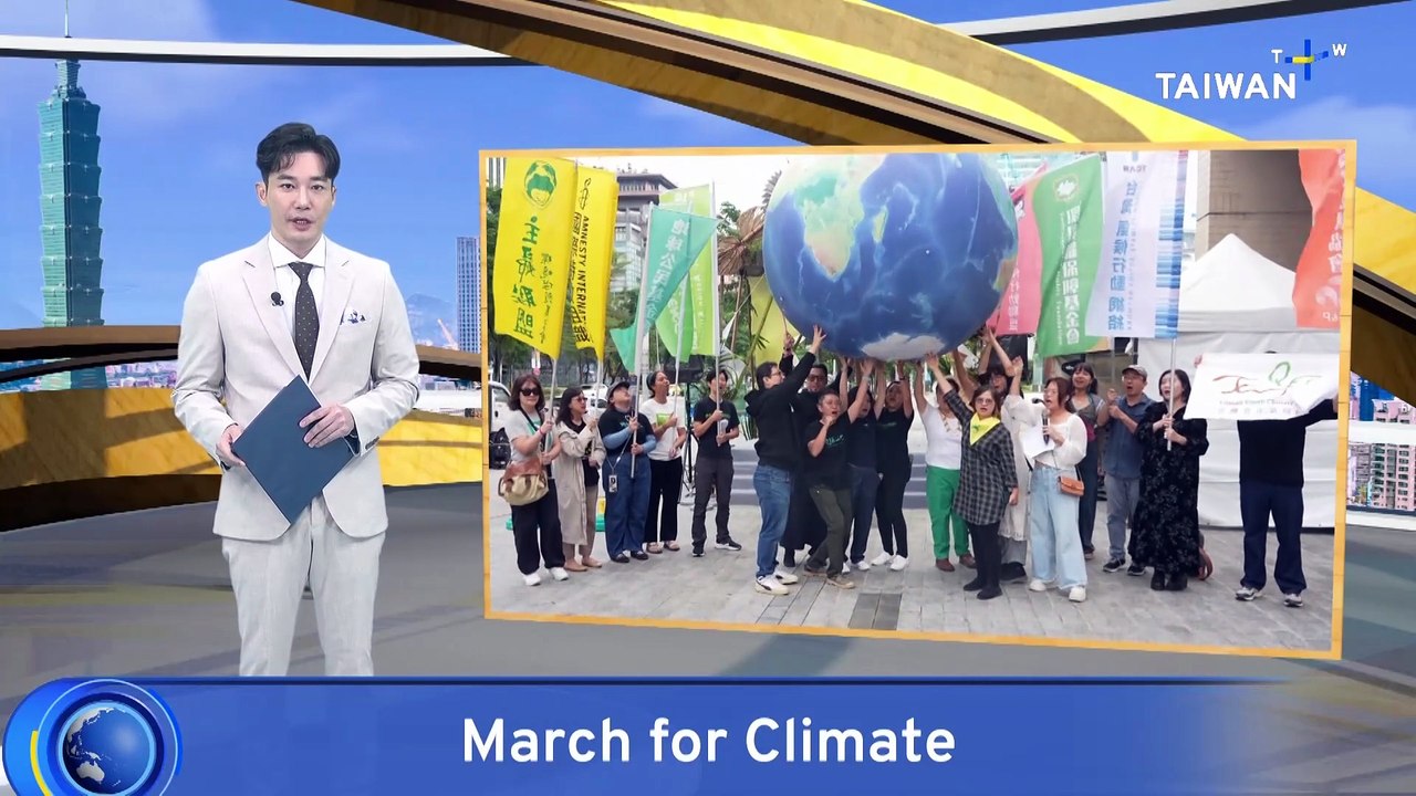Nation’s Largest Climate March Rallies Over 100 Groups in Taipei