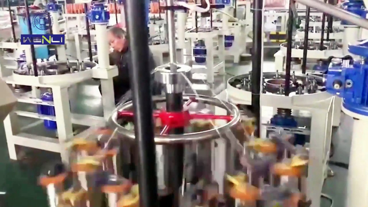 Watch our High-Speed Wire Braiding Machine in action! ⚙️