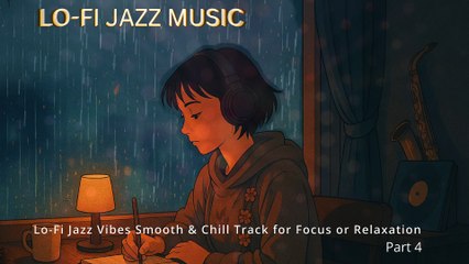 Lo-Fi Jazz Vibes Smooth & Chill Track for Focus or Relaxation Part 4