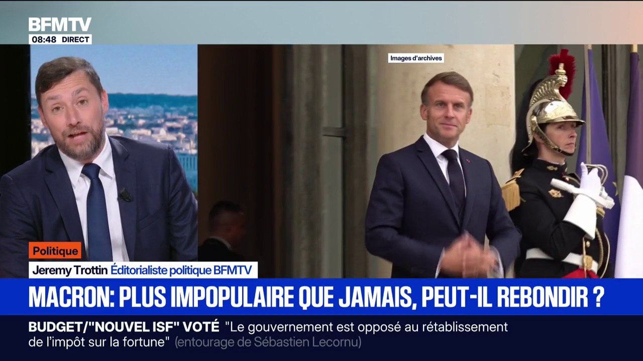 SIGNÉ BFM - Emmanuel Macron aussi impopulaire que François Hollande
