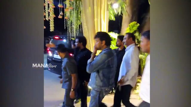 Allu Arjun and Ram Charan Visuals at Allu Sirish Reception Ceremony