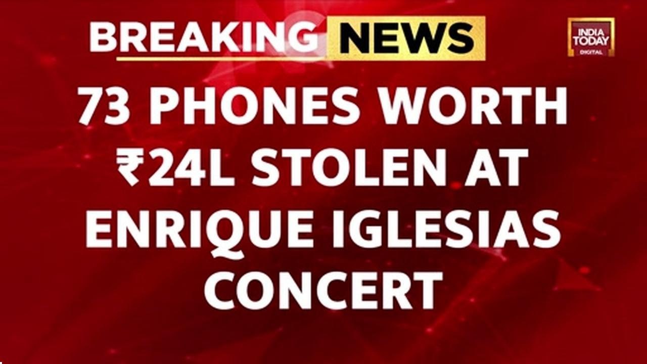 Concert Crime Spree: 73 Phones Worth Rs 24 Lakh Stolen at Enrique Iglesias' Mumbai Concert