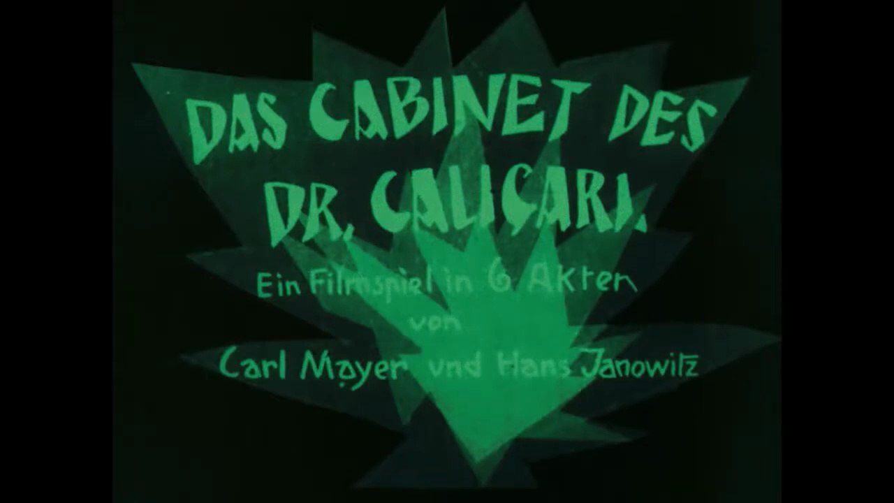 Das Cabinet des Dr Caligari