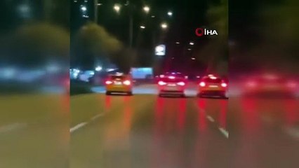 Bursa’da korsan taşımacılık yapan sürücüyü taksiciler kovaladı