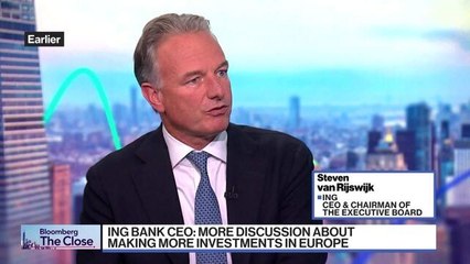 Recession Risk in Europe Has Come Down: ING Bank CEO