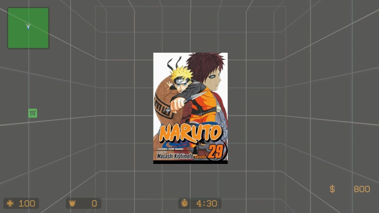 NARUTO Volume 29 Cover Art spray mod | Counter-Strike: Source