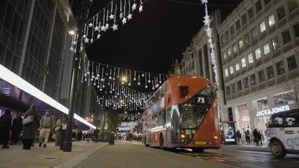 Look around London: Oxford Circus Christmas lights