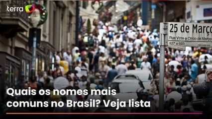 IBGE divulga lista de nomes mais comuns no Brasil; veja