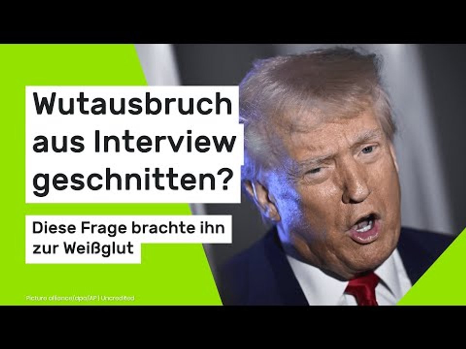 Donald Trump: Wutausbruch aus Interview geschnitten? Diese Frage brachte ihn zur Weißglut