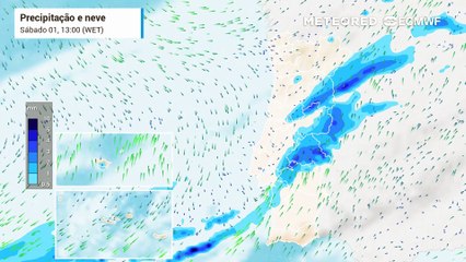 Portugal prepara-se para mais chuva: frente fria ativa chega na quarta-feira