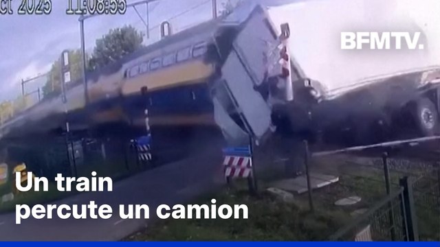 Aux Pays-Bas, un train percute un camion sur un passage à niveau, cinq blessés légers