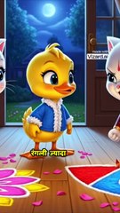 रंगोली बिगड़ी तो छोटी बहन फूट-फूट कर रोई! _