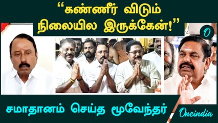 KA Sengottaiyan Speech - "எடப்பாடியை விட சீனியர் நான்..கண்ணீர் விடும் நிலையில இருக்கேன்!"