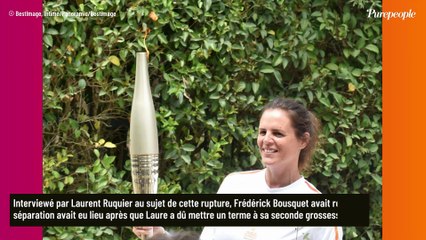 Laure Manaudou pose avec sa fille Manon Bousquet : l'adolescente de 15 ans, dotée de longs cheveux châtains, est immense