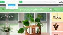 نمونه کار طراحی سایت فروشگاهی ایرانیکسو