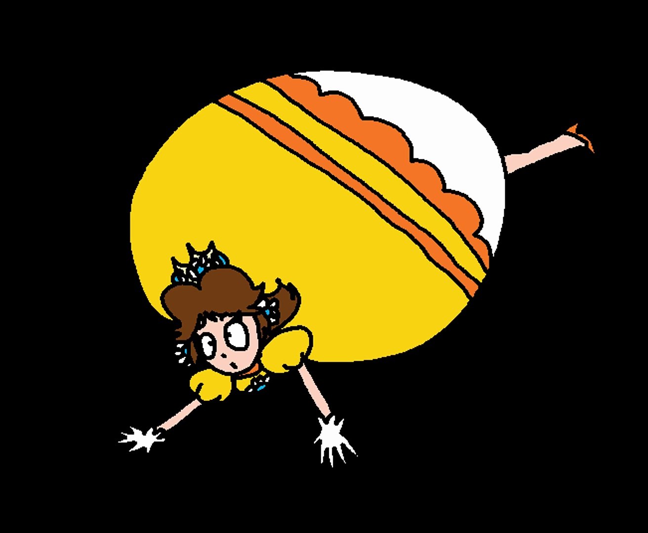 Princess Peach Black Magic Inflation