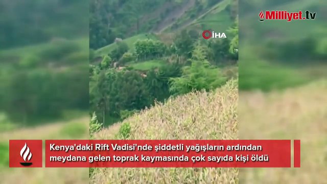 Bir anda her şeyi yuttu! Kenya’da heyelan 13 can aldı