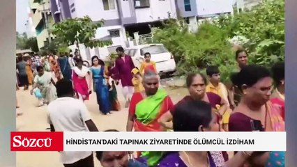 Hindistan'daki tapınak ziyaretinde ölümcül izdiham