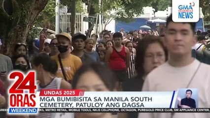 Manila South Cemetery expects 1-million visitors | 24 Oras Weekend