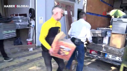 Ataşehir'de bina kolonlarında patlama paniği