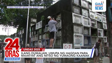 Family searches for kin’s bones exhumed in cemetery rehab | 24 Oras Weekend