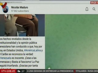 Pdte. Nicolás Maduro: ¡Cese a las amenazas y basta al fascismo! La paz seguirá triunfando