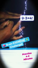 👿Powerful🧠Brain🧠🙇Exercise💪🏼🏋🏼Challenge💥💥