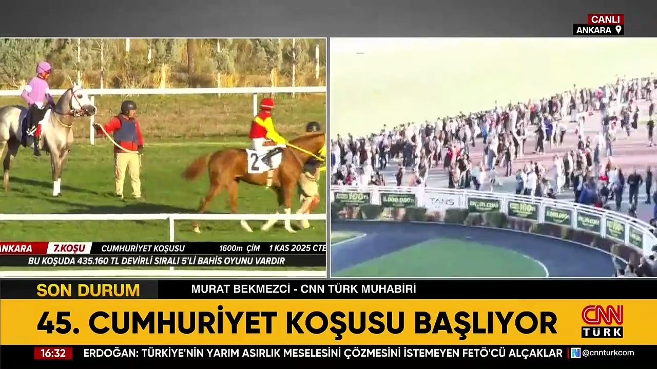 45. Cumhuriyet Koşusu Şampiyonu, Jokeyi Mehmet Salih Çelik ile Gökırmak oldu
