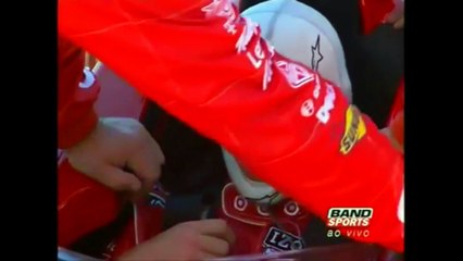 Fórmula Indy 2011 - GP de Las Vegas - acidente Dan Wheldon, com Téo José (Band)