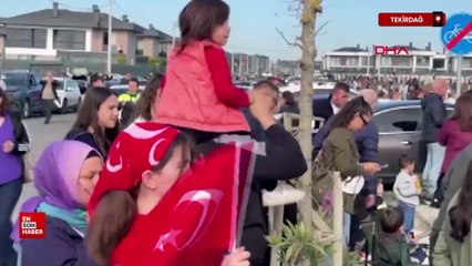 Tekirdağ'da Türk Yıldızları'ndan Çorlu'da gösteri uçuşu