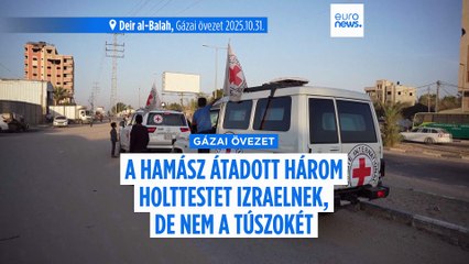 Három újabb holttestet adott át a Hamász, de Izrael szerint nem az elrabolt túszokét