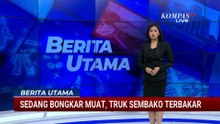 Detik-Detik Truk Sembako Terbakar Saat Bongkar Muatan, Kerugian Capai Rp 500 Juta!