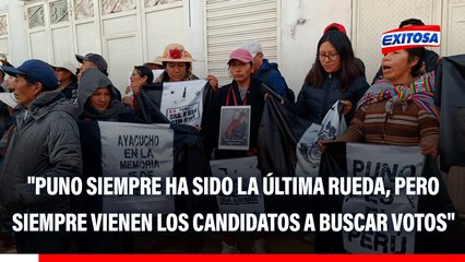Elecciones 2026: "Puno siempre ha sido la última rueda, pero siempre vienen los candidatos a buscar votos", indica especialista