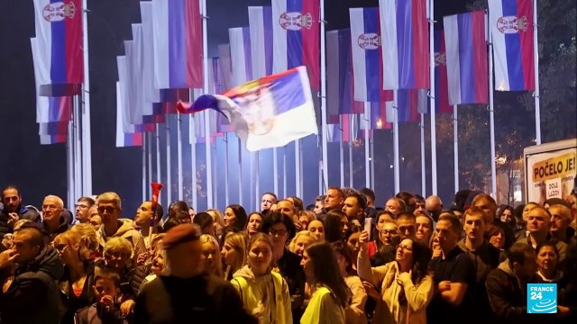 Serbia conmemora tragedia ferroviaria de Novi Sad con protestas masivas
