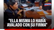 Fiscal rompe acta policial: 
