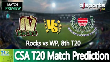 CSA T20 2025 | Western Province vs Rocks 8th T20 Match Preview |