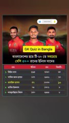 বাংলাদেশের হয়ে টি-২০তে সবচেয়ে বেশি ৫০+ রানের ইনিংস যাদের Learning Time BD