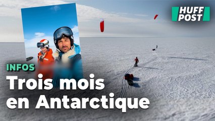 Pour alerter sur le changement climatique en Antarctique, ces deux Français se lancent un défi dingue
