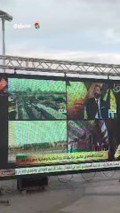 شاشات عملاقة بمنطقة قلعة قايتباي بالإسكندرية بافتتاح المتحف المصري الجديد