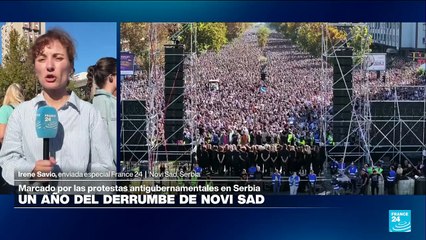 Informe desde Novi Sad: manifestantes piden alecciones anticipadas al Gobierno de Aleksandar Vucic
