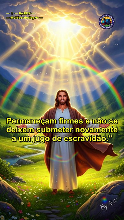 Foi para a liberdade — ✝ — #Jovenspregadores #espiritualidade #Deus #motivacao #religiao #Fé #AmorDeCristo #Gratidão #viral #instavideo #trending #dicas #entretenimento — @videosdealegria — By:RF® —
