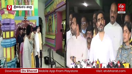 మృతుల కుటుంబాలకు రూ.15 లక్షలు - కాశీబుగ్గలో ఘటనాస్థలాన్ని పరిశీలించిన మంత్రి లోకేశ్