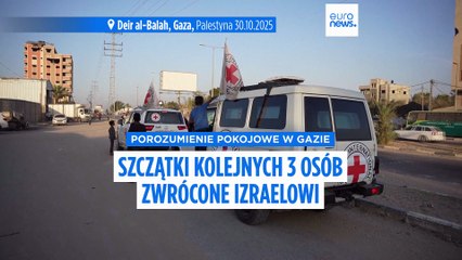 Według Czerwonego Krzyża Hamas zwrócił Izraelowi szczątki kolejnych trzech osób