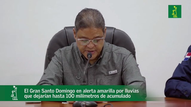 El Gran Santo Domingo en alerta amarilla por lluvias que dejarían hasta 100 milímetros de acumulado