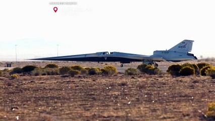 El avión supersónico de la NASA completa su  primer vuelo de prueba